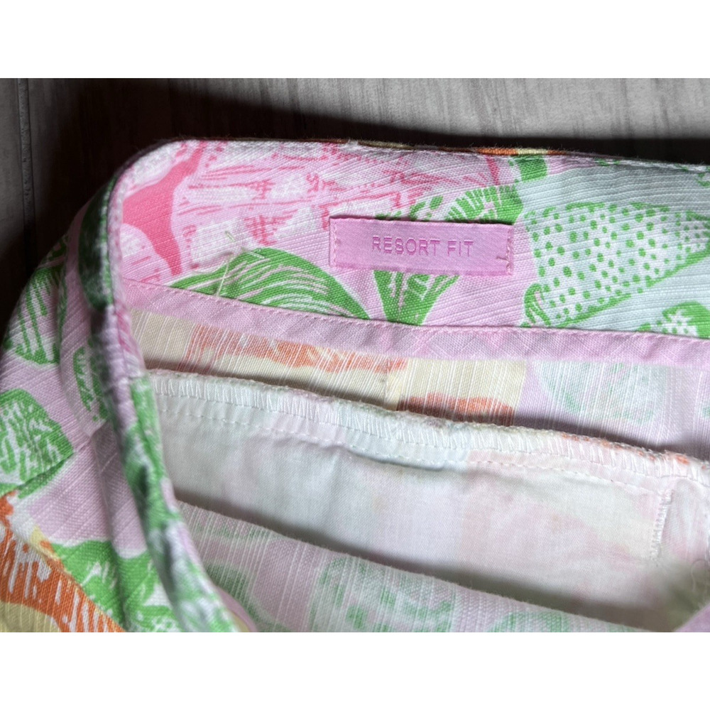 LILLY PULITZER (8) WHAT THE SHELL Patchwork-Capris-RESORTWEAR-Y2K-Classic-Luxury - Picture 7 of 14